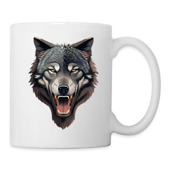wolf - Mug - white - Right