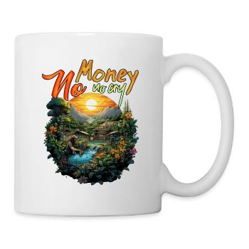 Pas d’argent Pas de cri - Mug blanc - blanc - Droite