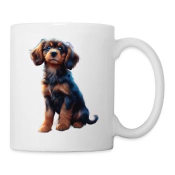 Dog Love: Unique design for animal love - Mug - white - Right