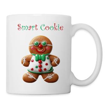 Gingerbread Man Design - Mug - white - Right