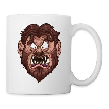 Werewolf Face - Mug - white - Right
