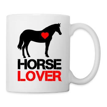 Horse Lover - Mug - white - Right
