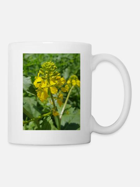 Schwarzer Senf - Tasse - Weiß