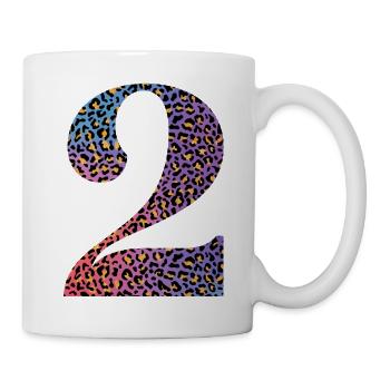 2nd Birthday Leopard - Mug - white - Right
