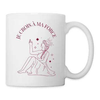 I believe in my strength - Mug - white - Right