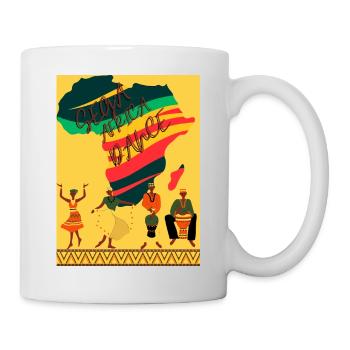 Danse africaine - Mug blanc - blanc - Droite