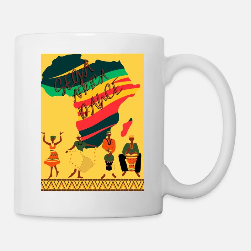 africa dance - Mug - white