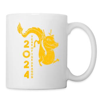 Chinesisches Neujahr Drache Vietnam I Geschenk - Tasse - Weiß - Rechts