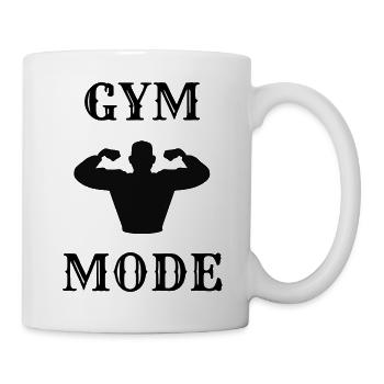 Mode salle de sport - Mug blanc - blanc - Droite