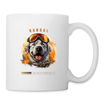 Vector Signature Kangal: Mountain Ski Guardian T-Shirt - Tasse - Weiß - Rechts