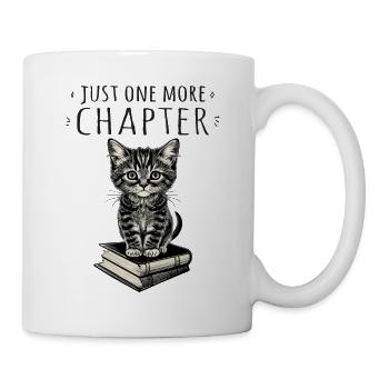 Just one more chapter Bookworm Cat - Mug - white - Right