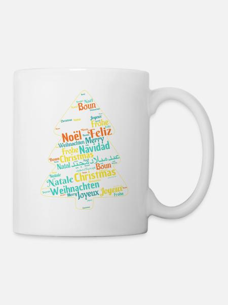 Geschenkidee Weihnachten - Tasse - Weiß