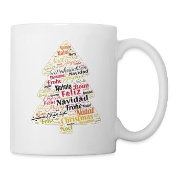 Arbre de Noël - Mug blanc - blanc - Droite