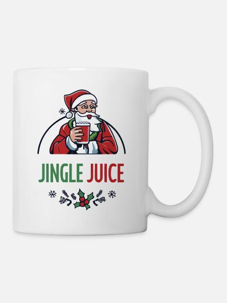 Perfektes Weihnachtsgeschenk - Jingle Juice - Tasse - Weiß