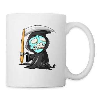 Sensenmann - Tasse - Weiß - Rechts
