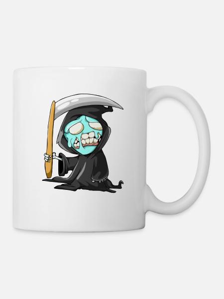 Sensenmann - Tasse - Weiß