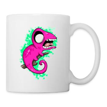 Chamäleon - Tasse - Weiß - Rechts