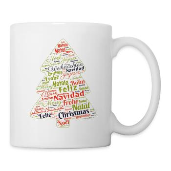 Dictons amusants de Noël - Mug blanc - blanc - Droite