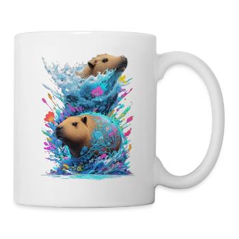 Two Capybaras - Mug - white - Right