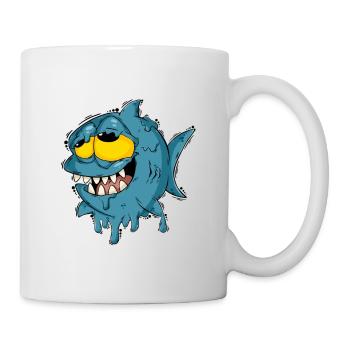 Hai - Tasse - Weiß - Rechts