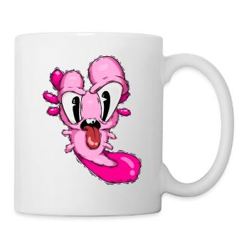Axolotl - Tasse - Weiß - Rechts