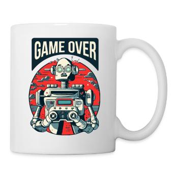 Spiel vorbei Roboter - Tasse - Weiß - Rechts
