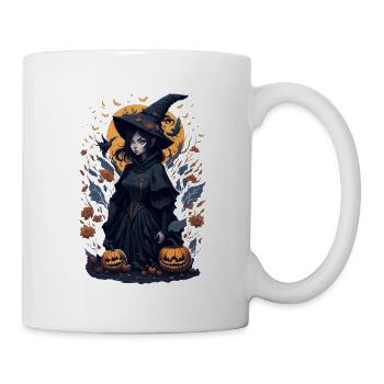 Nuit envoûtante : Sorcière noire d’Halloween - Mug blanc - blanc - Droite