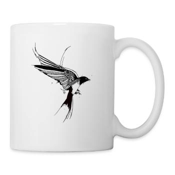 Avaler - Mug blanc - blanc - Droite