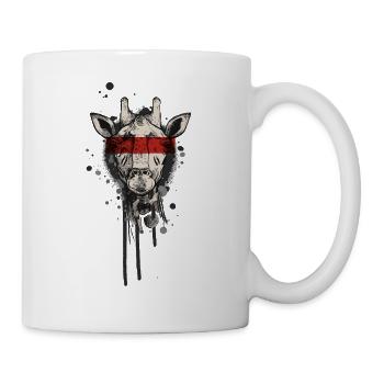 Giraffe - Tasse - Weiß - Rechts