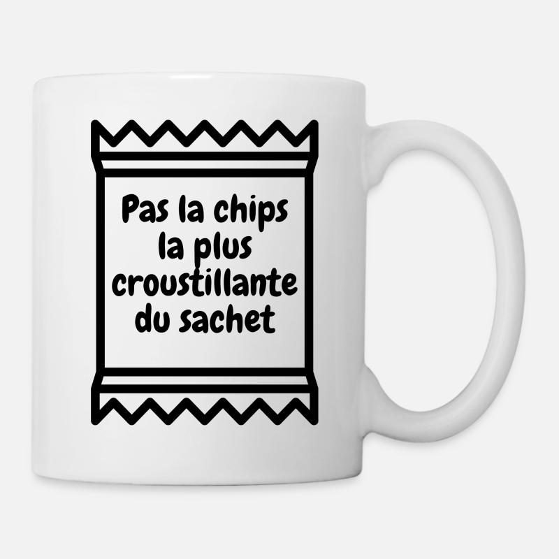 Pas la chips la plus croustillante du sachet - Mug blanc - blanc