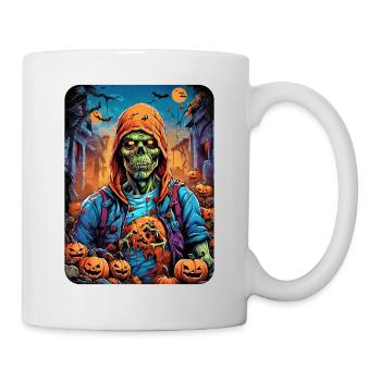 Halloween Zombie Blankovorlage 1.5 - Tasse - Weiß - Rechts