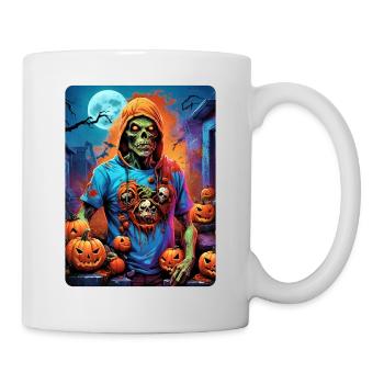 Halloween Zombie Blankovorlage 1.8 - Tasse - Weiß - Rechts