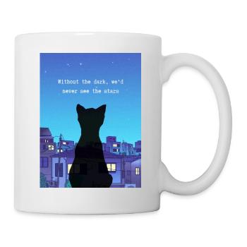 Inspirational Quote for Creatives & Cat Lovers - Mug - white - Right