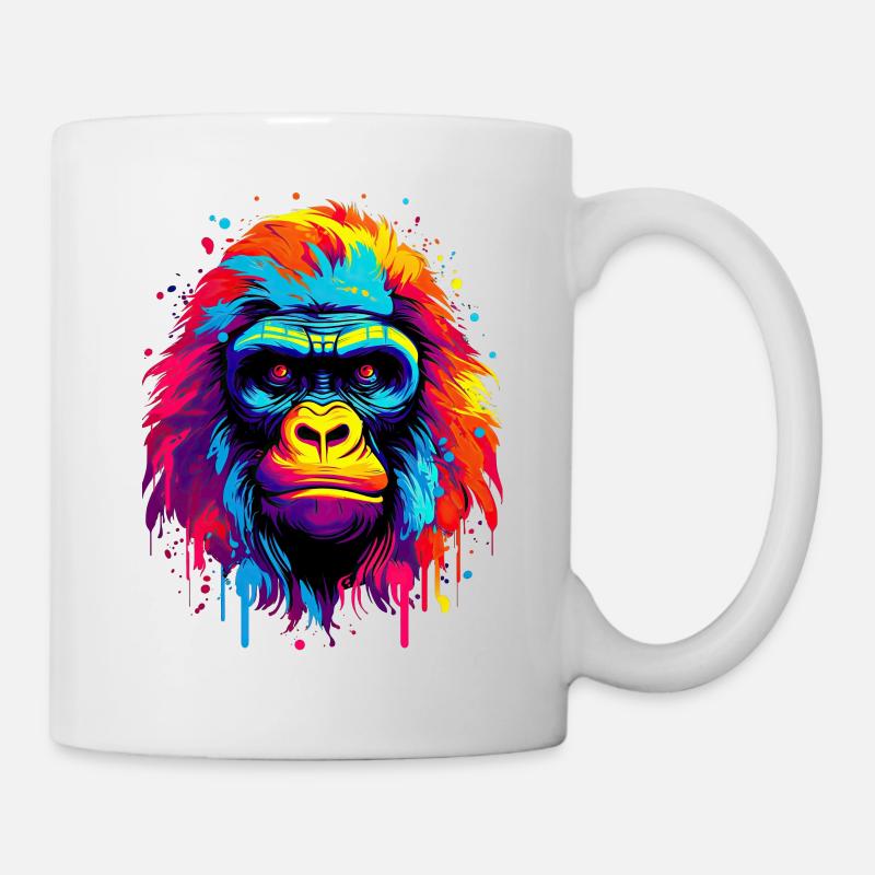 Radiant Spectrum Gorilla - Tasse - Weiß