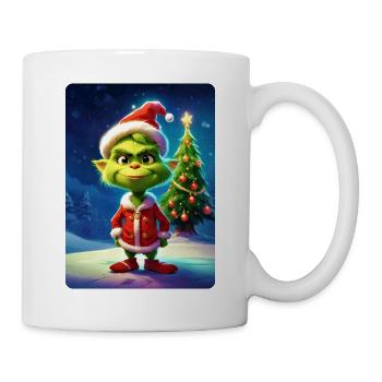 Noël Noël Grouch modèle vierge 1.5 - Mug blanc - blanc - Droite