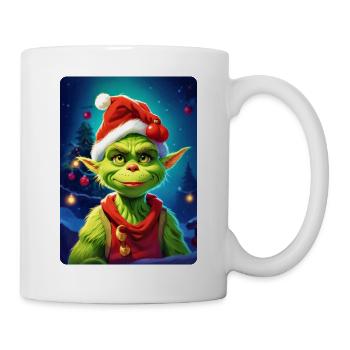 Noël Noël Grouch modèle vierge 1.7 - Mug blanc - blanc - Droite