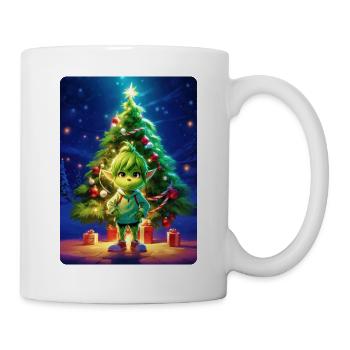 Noël Noël Grouch modèle vierge 1.6 - Mug blanc - blanc - Droite