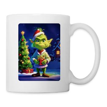 Noël Noël Grouch modèle vierge 1.4 - Mug blanc - blanc - Droite