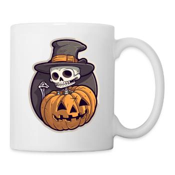 Citrouille 8 - Mug blanc - blanc - Droite