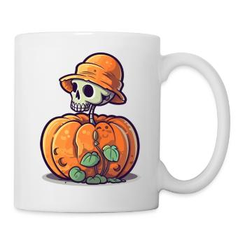 Citrouille 3 - Mug blanc - blanc - Droite