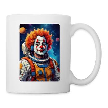 Clown dans l’espace 1.5 - Mug blanc - blanc - Droite