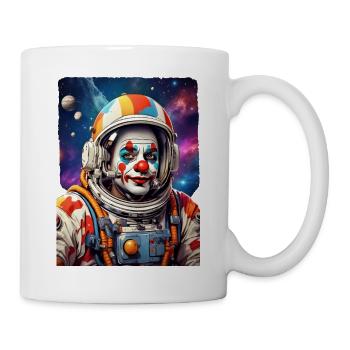 Clown dans l’espace 1.3 - Mug blanc - blanc - Droite