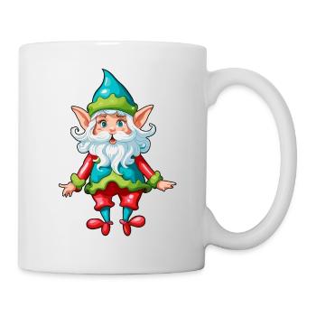 Imp / Dwarf / Fairy / Christmas / Elf - Mug - white - Right
