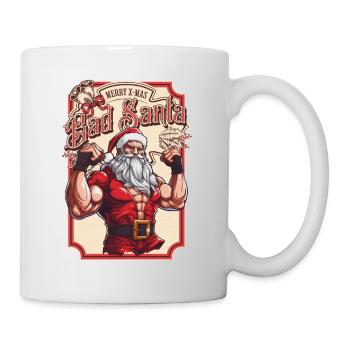 Bad Santa Claus Christmas Santa Claus Evil Santa Claus - Mug - white - Right