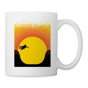 Sunset Skateboards - Tasse - Weiß - Rechts