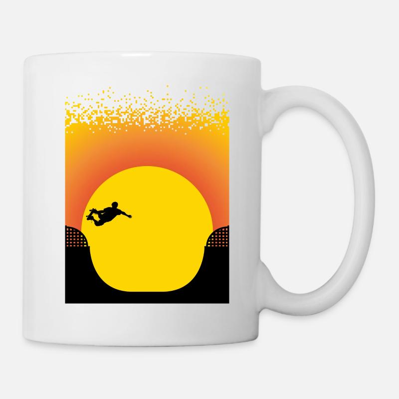 Sunset Skateboards - Mug - white