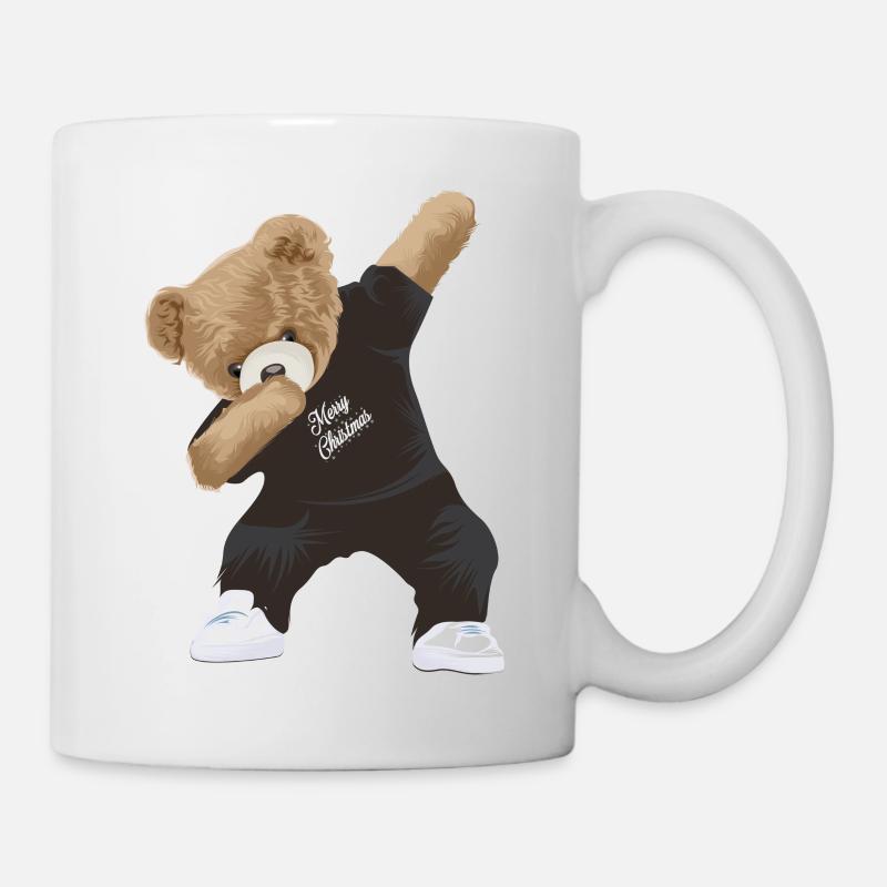 Dabbing Teddy - Tasse - Weiß