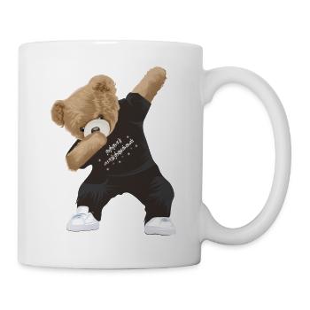 Dabbing Teddy - Tasse - Weiß - Rechts