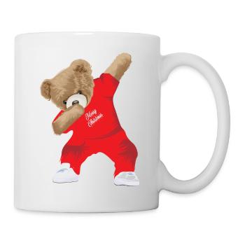 Dabbing Teddy - Tasse - Weiß - Rechts