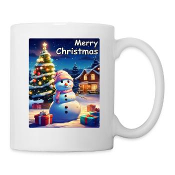 Christmas Snowman Design 1.7 - Mug - white - Right